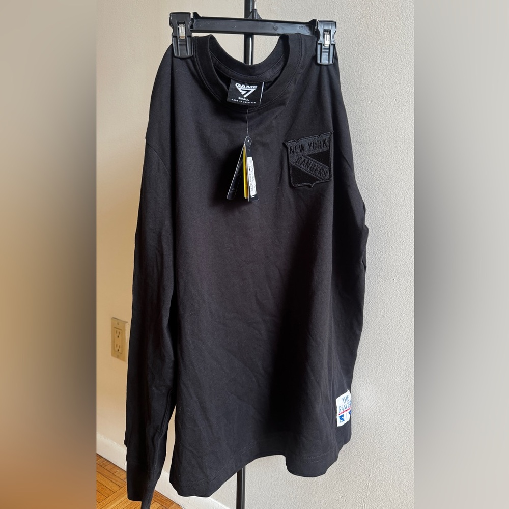 NHL Black Long Sleeve Shirt